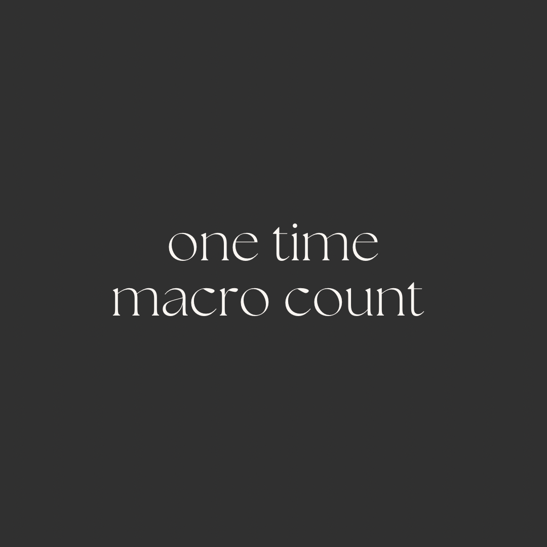 One Time Macro Count